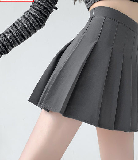 Плисирана дамска пола в три цвята за бременни