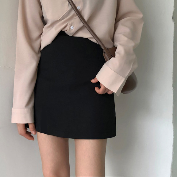 Дамска черна - пола за бременни 