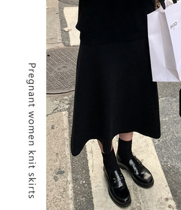 Широка дамска пола за бременни