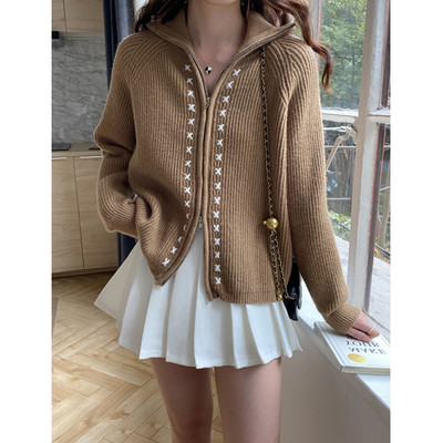 Дамска плисирана къса пола за бременни