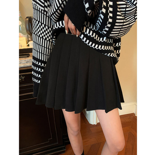 Дамска плисирана къса пола за бременни 