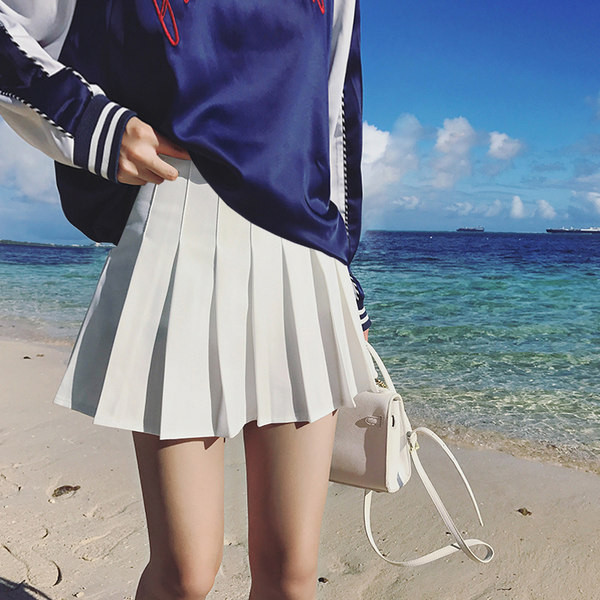 Дамска плисирана пола за бременни