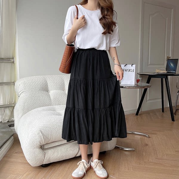 Дамска пола за - бременни в два цвята 