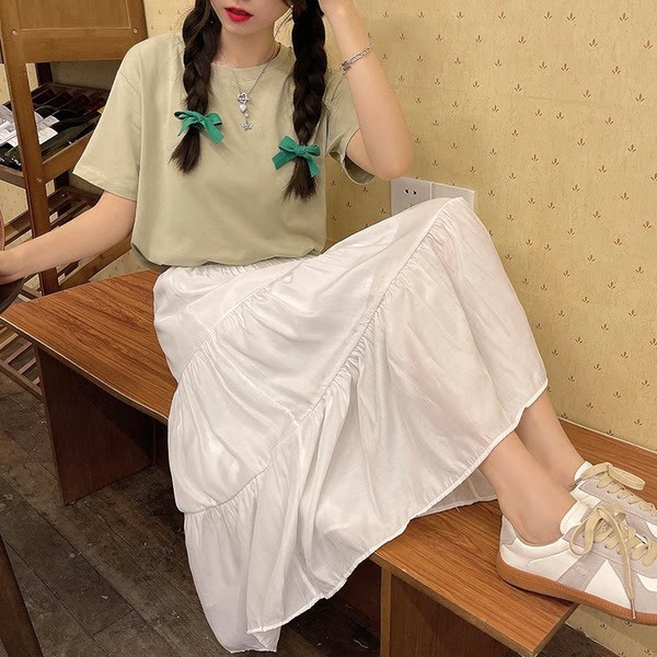 Дамска пола за - бременни в два цвята 