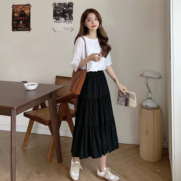 Дамска пола за - бременни в два цвята 