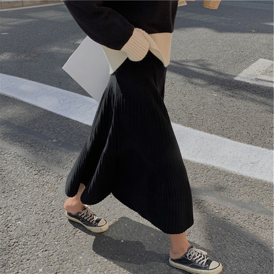 Дамска еластична пола 