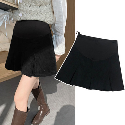 Дамска модерна къса - пола за бременни