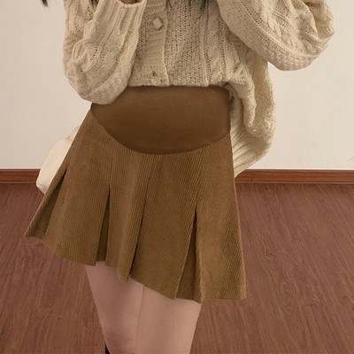 Дамска модерна къса - пола за бременни