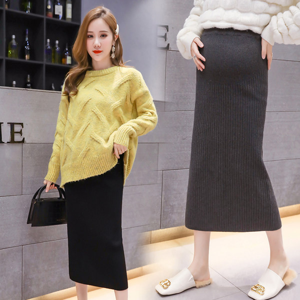 Дамска зимна - пола за бременни 