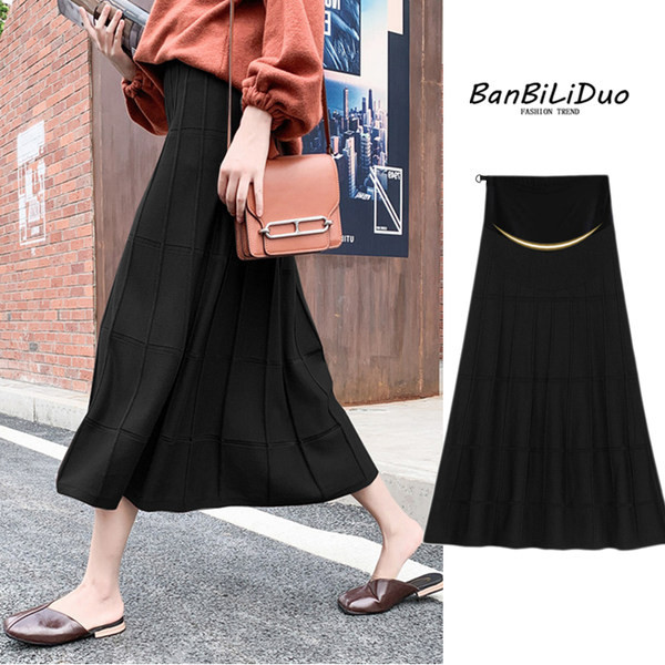 Дамска широка пола за бременни 