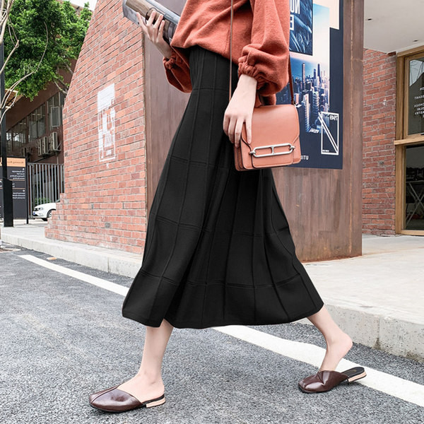 Дамска широка пола за бременни 