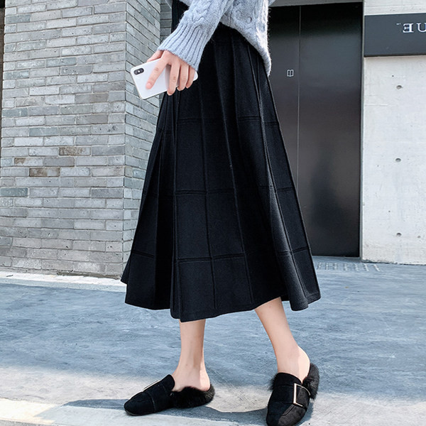 Дамска широка пола за бременни 