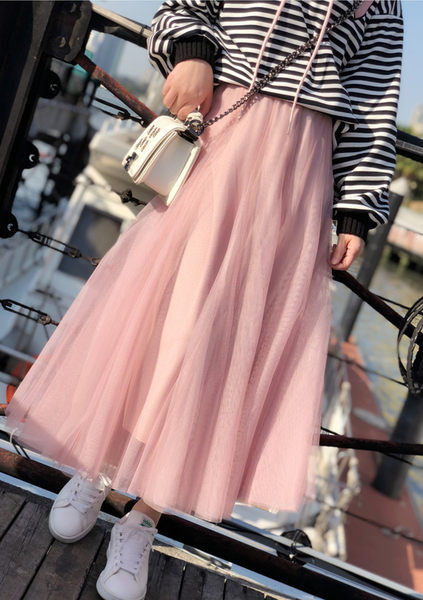 Ежедневна дамска пола за бременни с висока талия