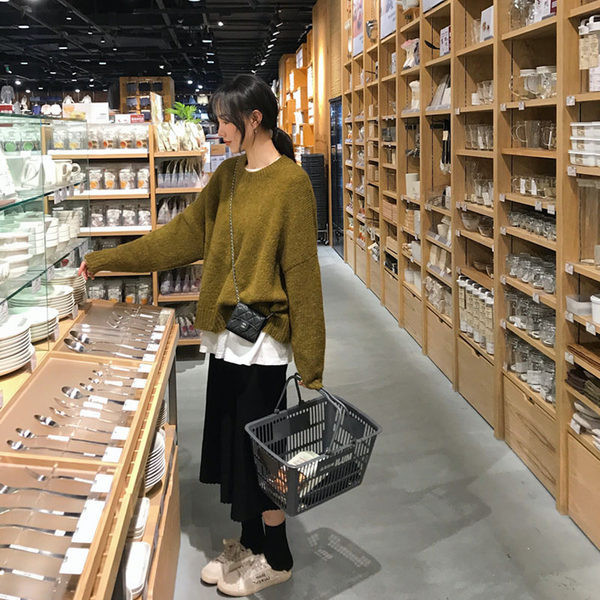 Есенно-зимна плетена пола с висока за бременни