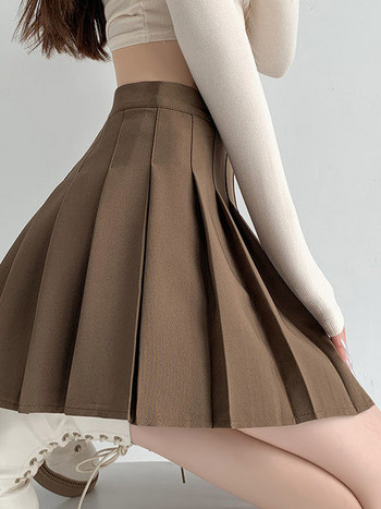 Дамска модерна къса пола в различни цветове 