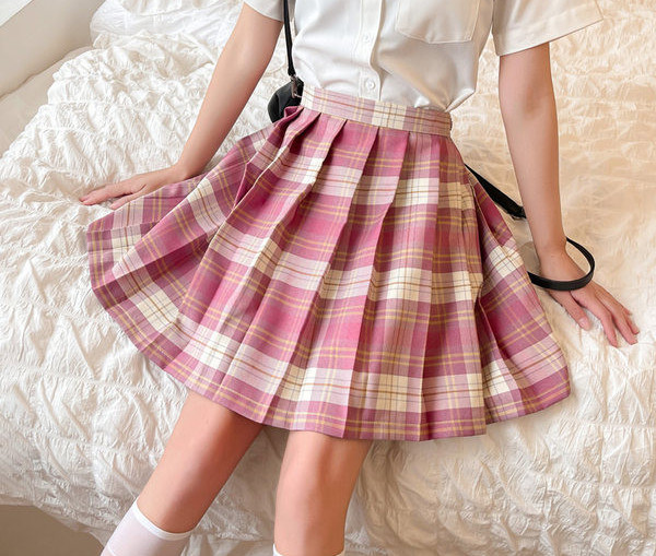 Γυναικεία καρό κοντή φούστα