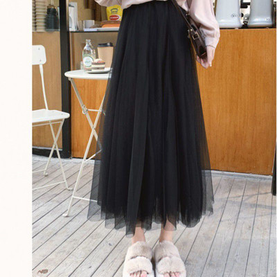 Ежедневна пола за бременни със средна дължина