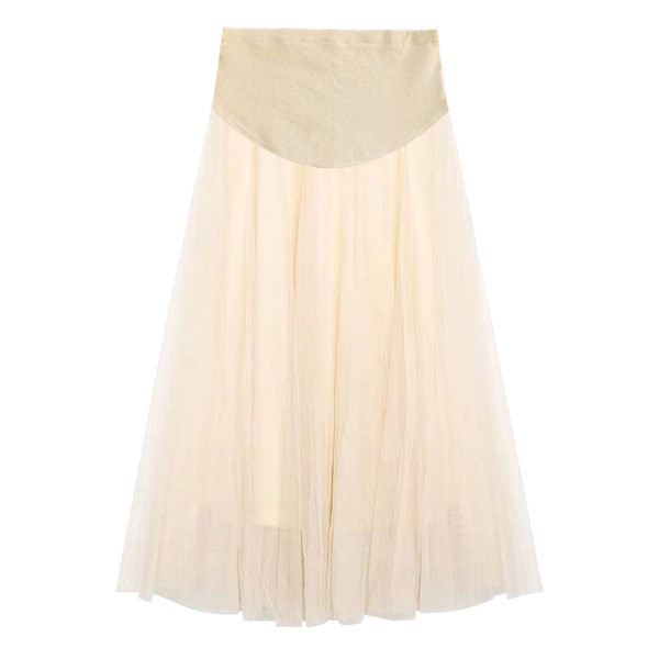 Ежедневна пола за бременни със средна дължина