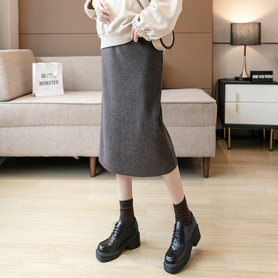 Дамска пола за -  бременни с цепка