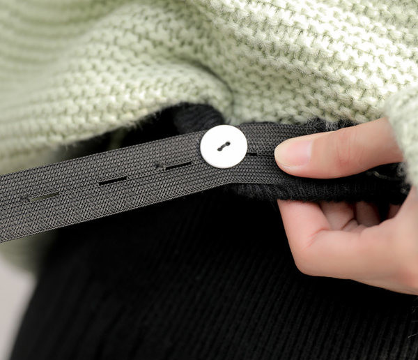 Дамска пола с цепка за бременни 