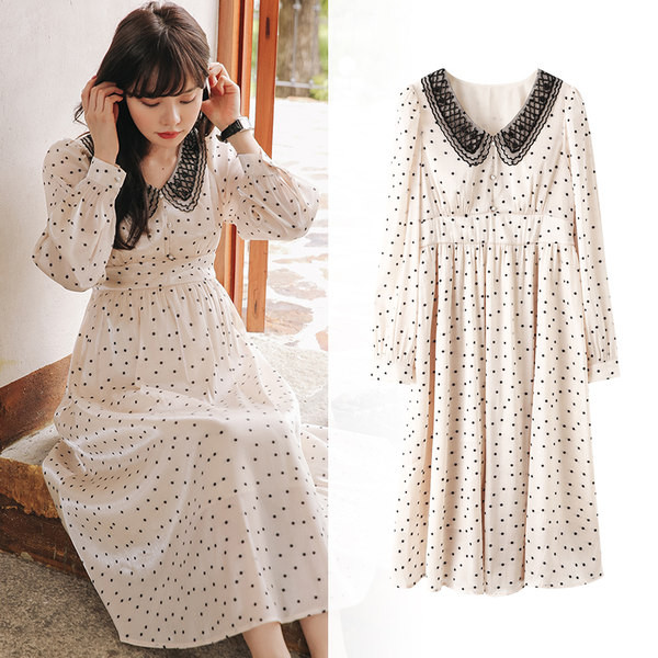 Модерна рокля за бременни с дълъг ръкав и шпиц деколте 