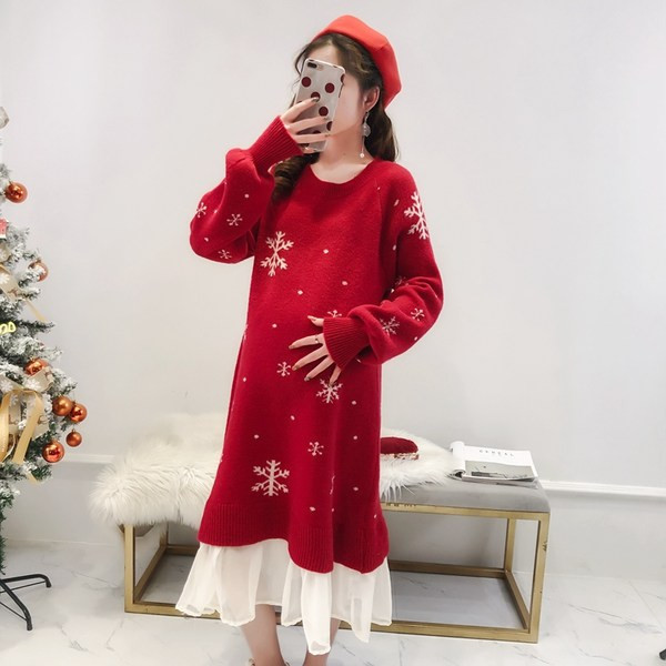 Дамска  ежедневна рокля за бременни