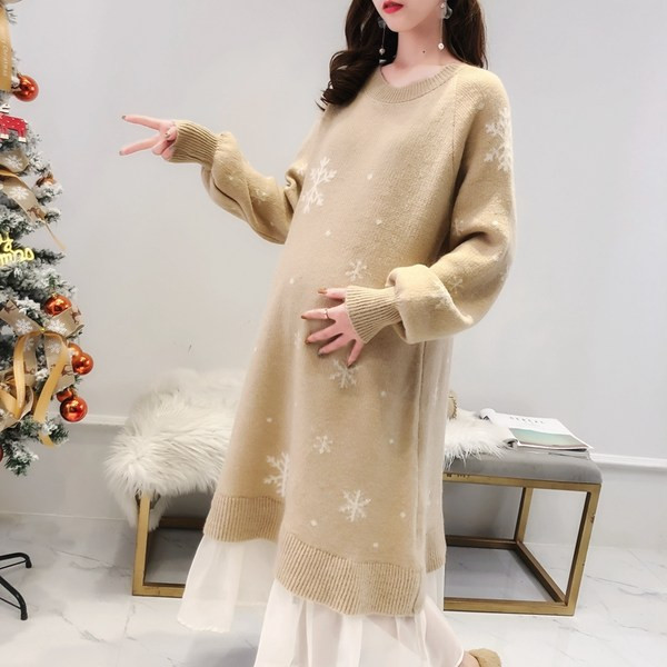 Дамска  ежедневна рокля за бременни