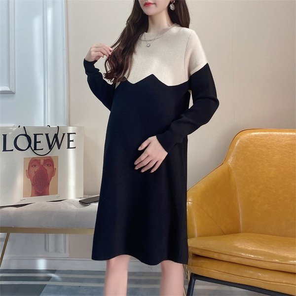 Дамска ежедневна рокля за бременни 