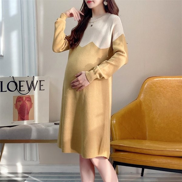 Дамска ежедневна рокля за бременни 