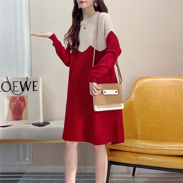 Дамска ежедневна рокля за бременни 