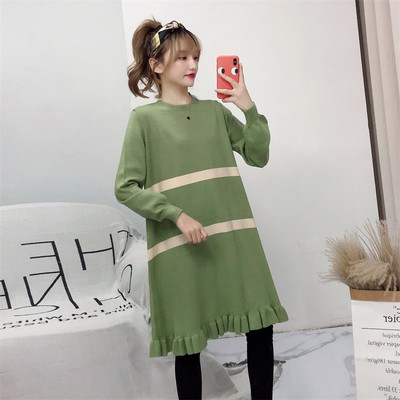 Дамска зимна рокля в три цвята