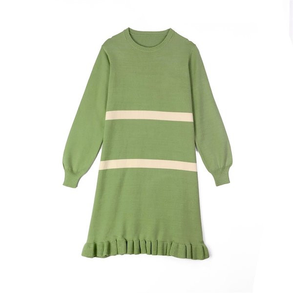 Дамска зимна рокля в три цвята 