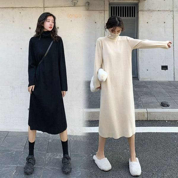  Дамска рокля за бременни в два цвята 