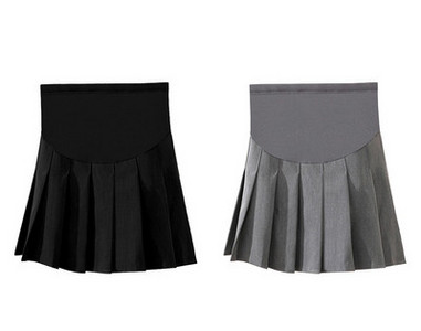 Плисирана дамска - пола за бременни