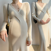 Дамска елегантна - рокля за бременни