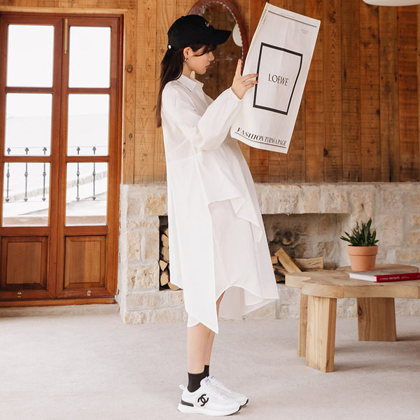 Дамска рокля закопчаване с копчета за бременни 