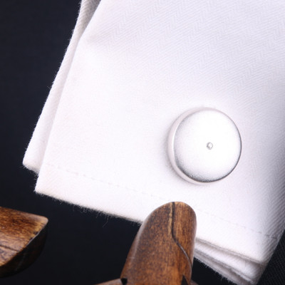 Мъжки ръкавели с цветни камъни