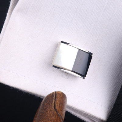 Мъжки ръкавели с цветни камъни