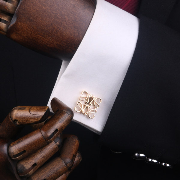 Мъжки ръкавели в златист цвят