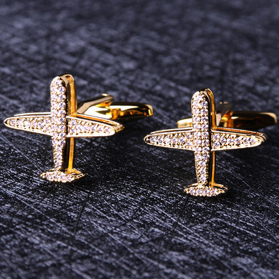 Модерни мъжки ръкавели с цветни камъни