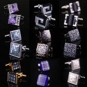 Модерни ръкавели с декоративни камъни -за мъже