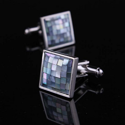 Модерни ръкавели с декоративни камъни -за мъже