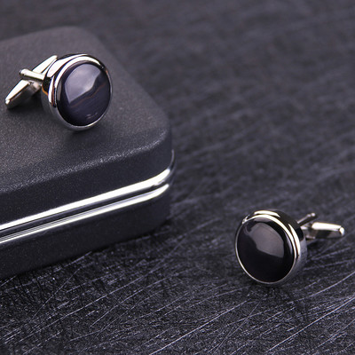 Модерни ръкавели с декоративни камъни -за мъже