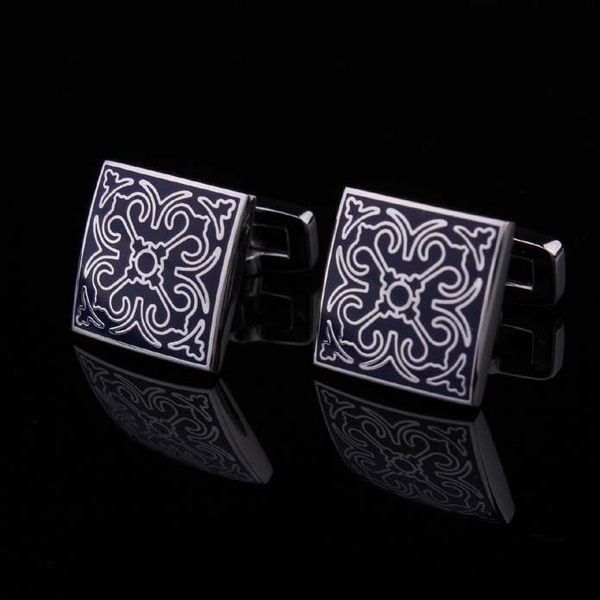 Модерни ръкавели с декоративни камъни -за мъже 