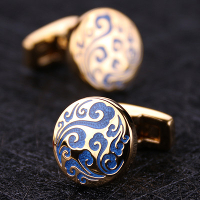 Мъжки ръкавели с камъни -няколко модела