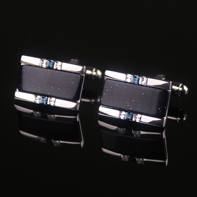 Мъжки ръкавели с камъни -няколко модела