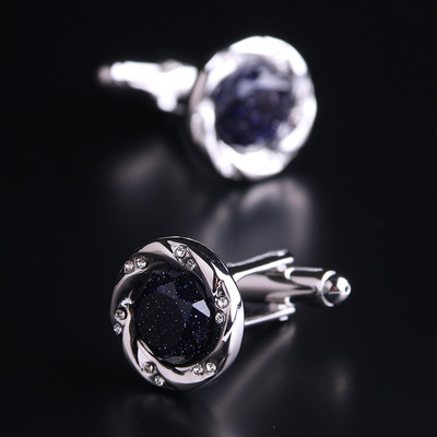 Мъжки ръкавели с камъни -няколко модела