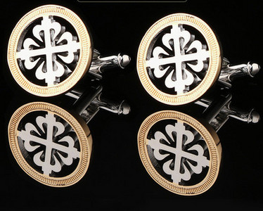 Модерни мъжки ръкавели с камъни -няколко модела