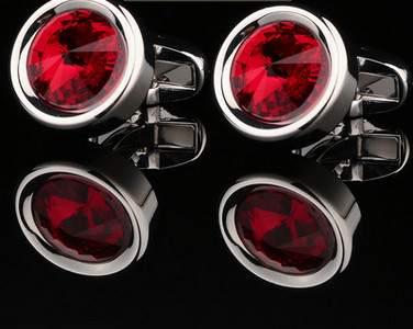 Модерни мъжки ръкавели с камъни -няколко модела