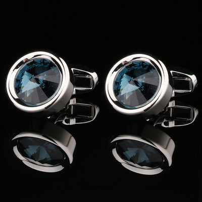 Модерни мъжки ръкавели с камъни -няколко модела